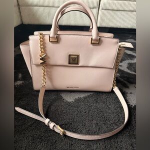 Michael Kors blush pink shoulder bag